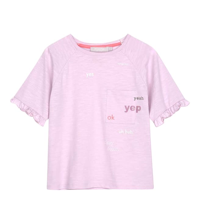 Mint Velvet Blush YES Slogan T-Shirt