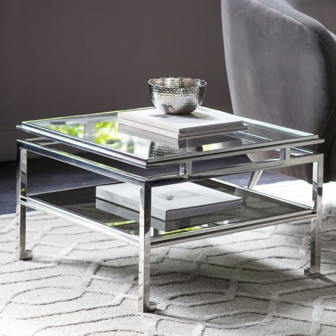 Gallery Living Crotone Side Table, Silver