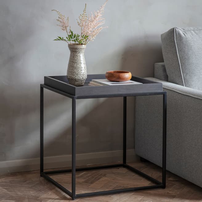 Gallery Living Forden Tray Side Table Black