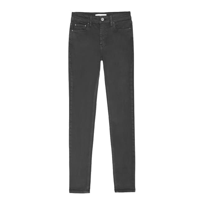 Reiss Washed Black Lux Skinny Jeans
