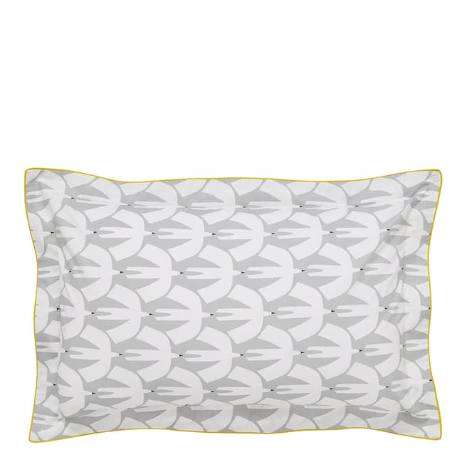 Scion Pajaro Oxford Pillowcase, Steel