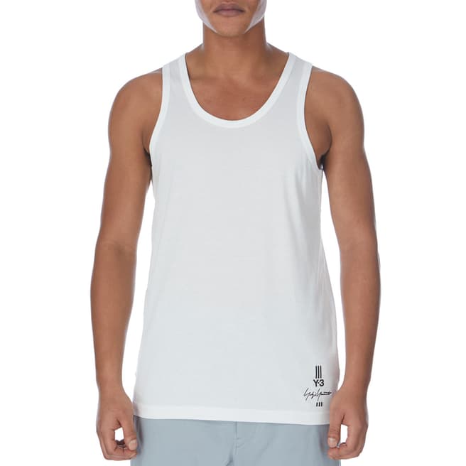 adidas Y-3 Core White Classic Tank Top