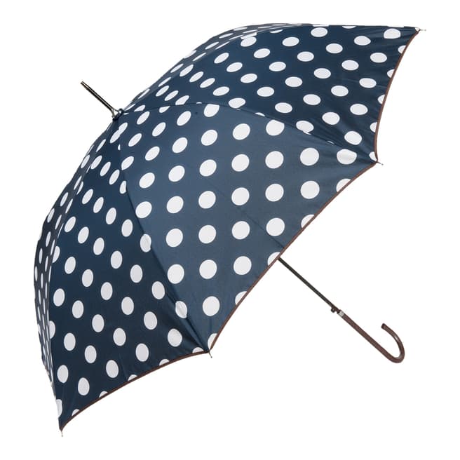 Le Monde du Parapluie Navy Dots Umbrella