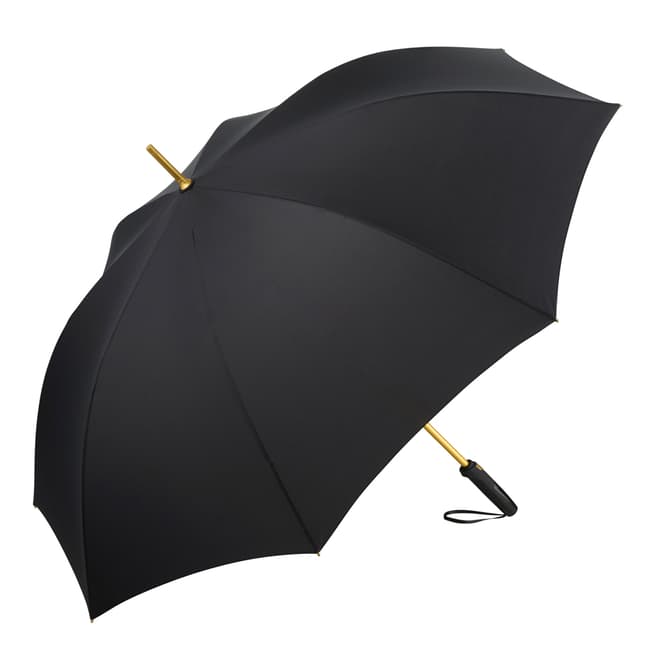 Fare Black / Gold Golf Umbrella