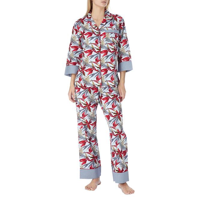 Cottonreal Multi Birds Of Paradise Cotton Classic Pyjamas