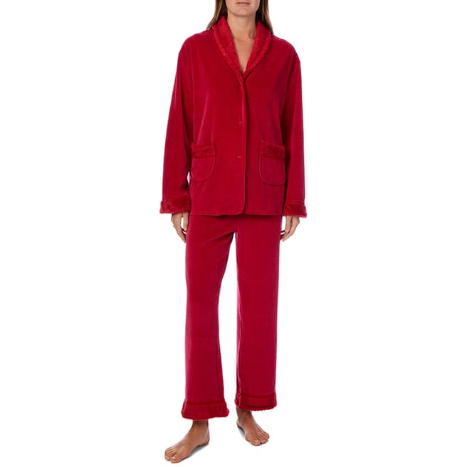 Cottonreal CR...Deluxe Nicky Velour SHAWL LOUNGE PJ Sets