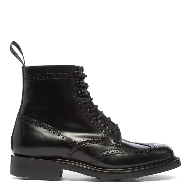 Joseph Cheaney & Sons Black Olivia Brogue Country Boots