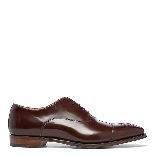 Joseph Cheaney & Sons Brown Cambridge Narrow Toe Oxford Shoes