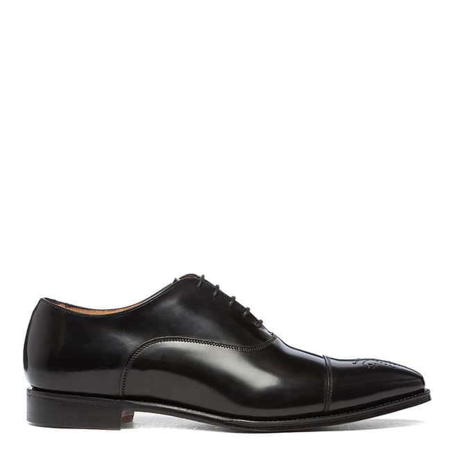 Joseph Cheaney & Sons Black Cambridge Narrow Toe Oxford Shoes