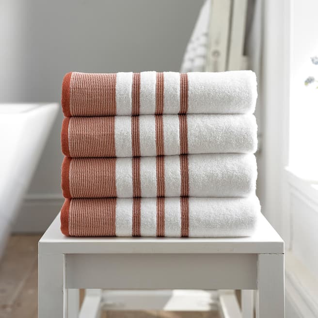 Deyongs Parma Bath Towel, Terracotta