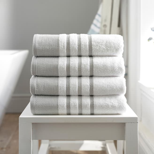 Deyongs Parma Bath Towel, Silver