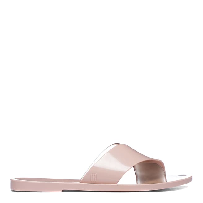 Melissa Blush Transparent Essential Slide Sandal