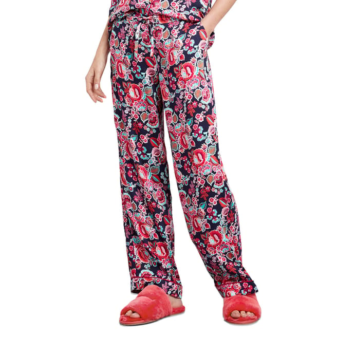 hush PIPED PRINTED TROUSERS - FOLK FLORAL