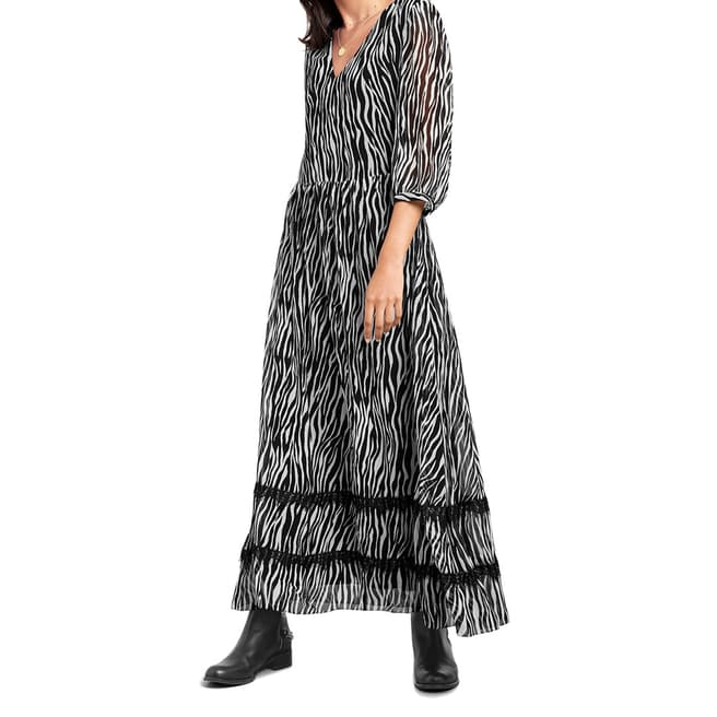 hush  Zebra Print Maxi Dress