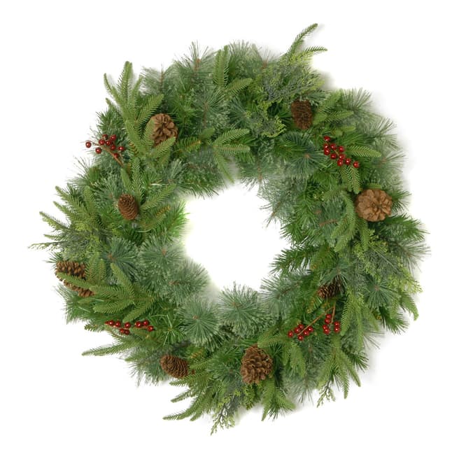 The National Tree Company Colonial Feel Real Wreath