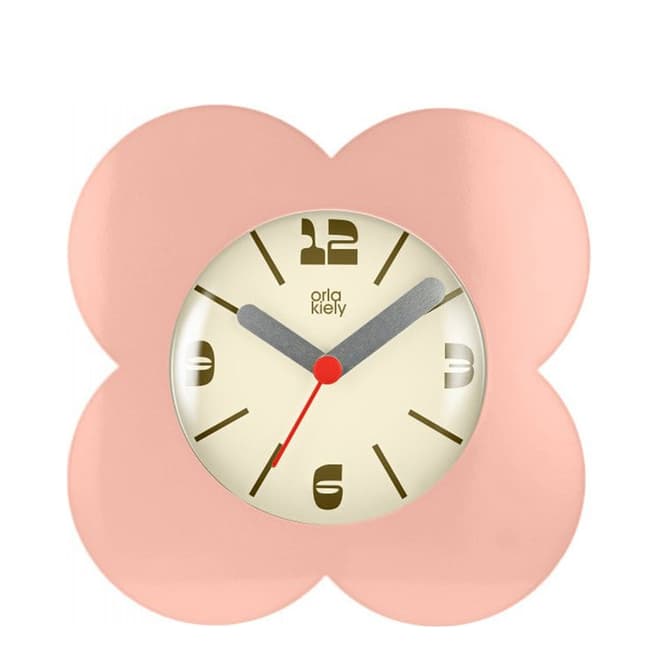 Orla Kiely Pink Flower Alarm Clock