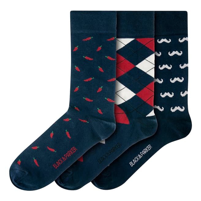 Black & Parker Lanhydrock 3 Regular socks