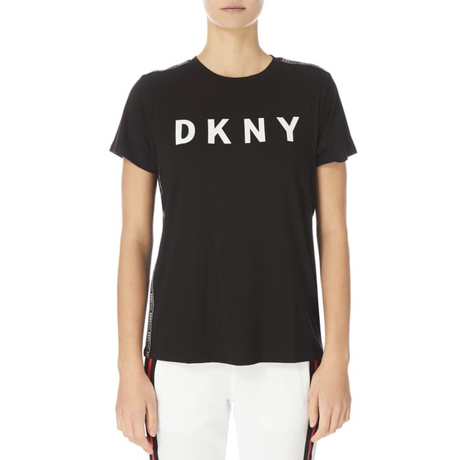 DKNY Black Short Sleeve Logo T Shirt