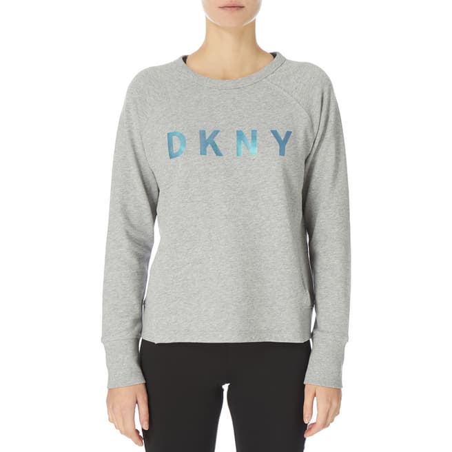 DKNY Grey Sweatshirt with Logo 