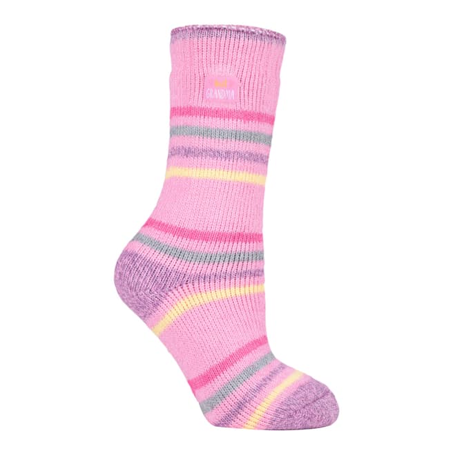 Heat Holders Pink 1 Pair Ladies Socks Best Grandma Gift Box