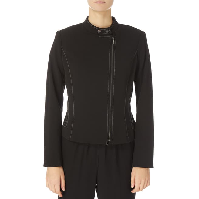 DKNY Black Long Sleeve Zipped Jacket 