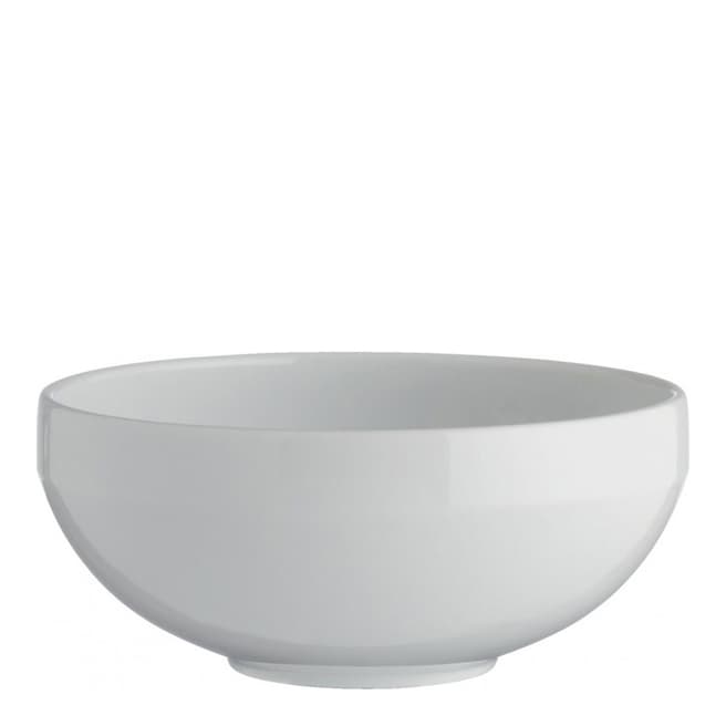 Habitat Set of 4 York White Porcelain Cereal Bowls, 16cm