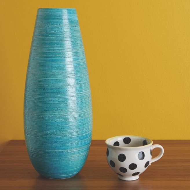 Habitat Turquoise Ceramic Vase
