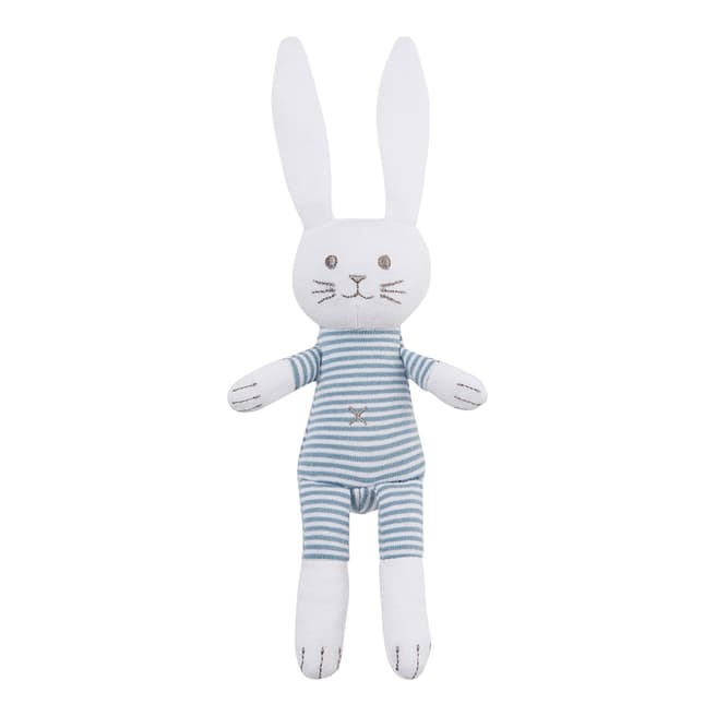 Petit Bateau Blue Jersey Bunny Comforter