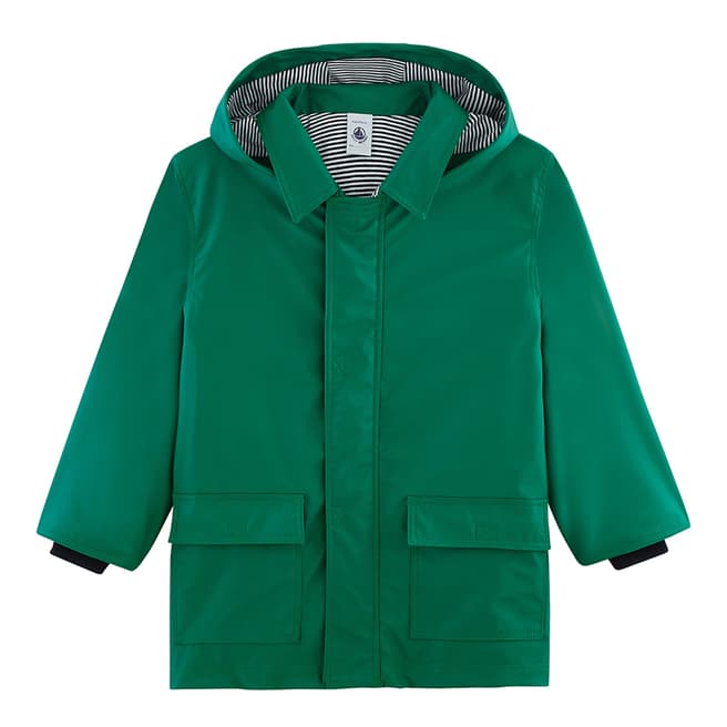 Petit Bateau Green Raincoat