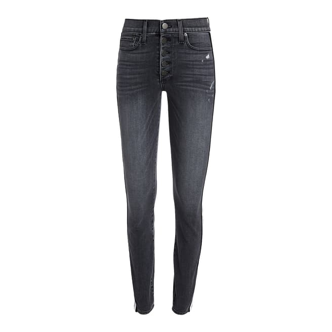 Alice + Olivia Charcoal Good Exposed Jeans