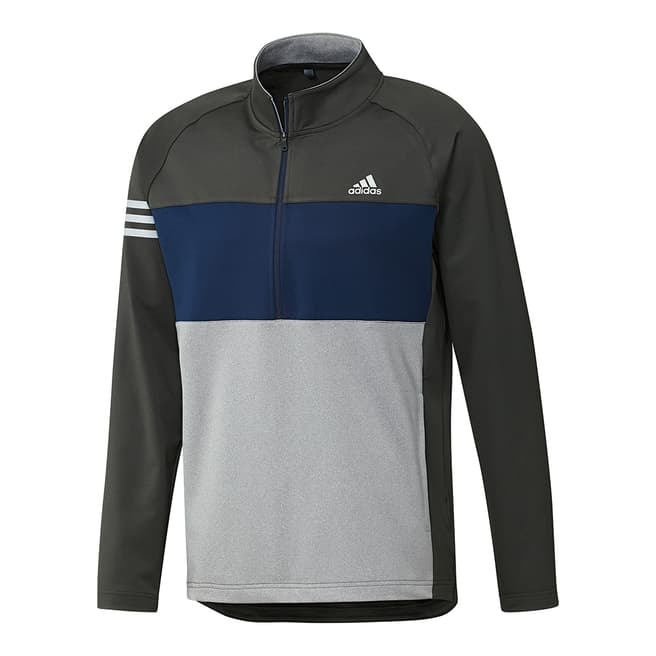 Adidas Golf Khaki Competition 1/4 Zip Sweater 