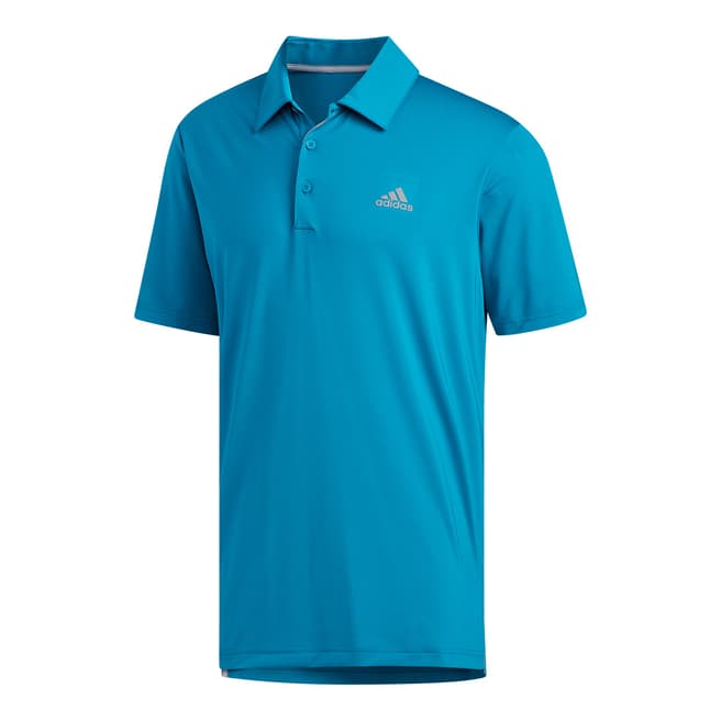 Adidas Golf Blue Ultimate Solid 2.0 Polo 