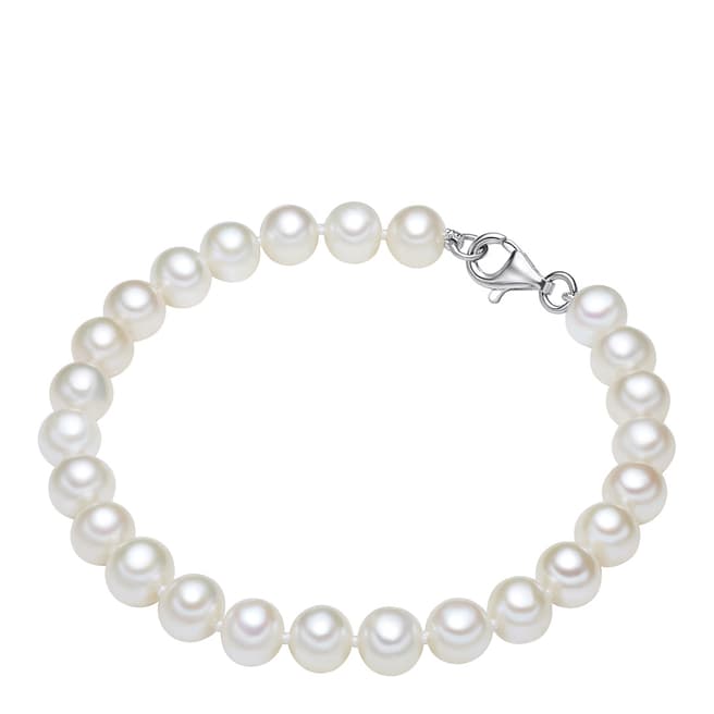 The Pacific Pearl Company White Pearl Bracelet