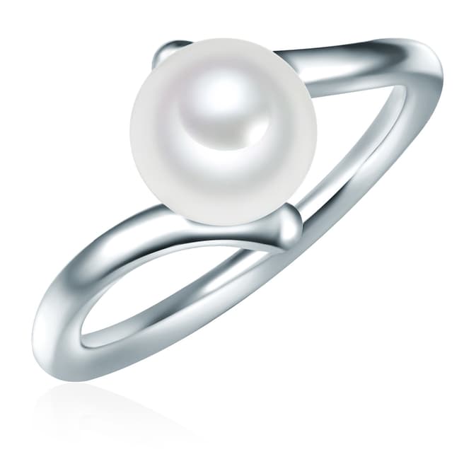 Yamato Pearls Silver/White Pearl Ring