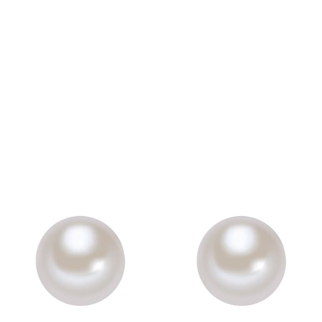 The Pacific Pearl Company Silver/White Pearl Earrings