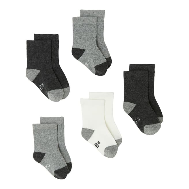 Petit Bateau Multi 5-Piece Sock Set