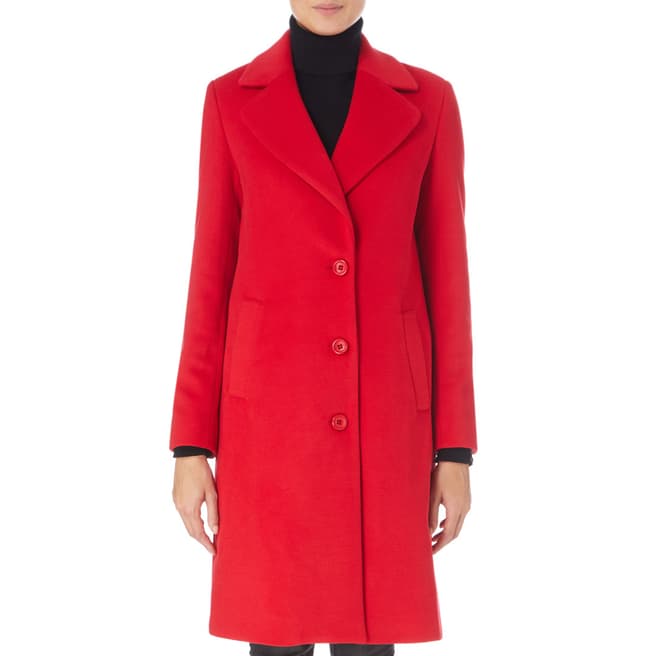 James Lakeland Red Tailored Coat