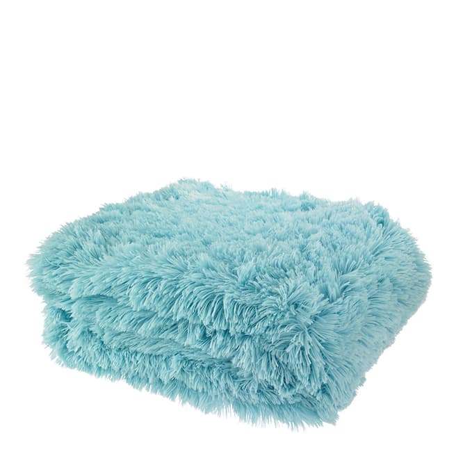 Catherine Lansfield Cuddly Throw, Duck Egg