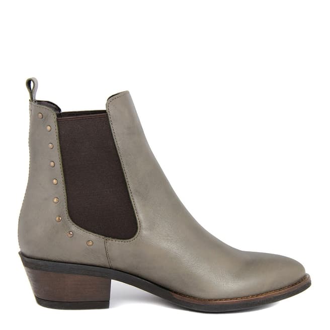 Bluetag Grey Leather Chelsea Boot