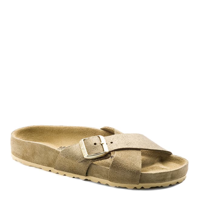 Birkenstock Khaki Suede Siena Exquisite Sandals