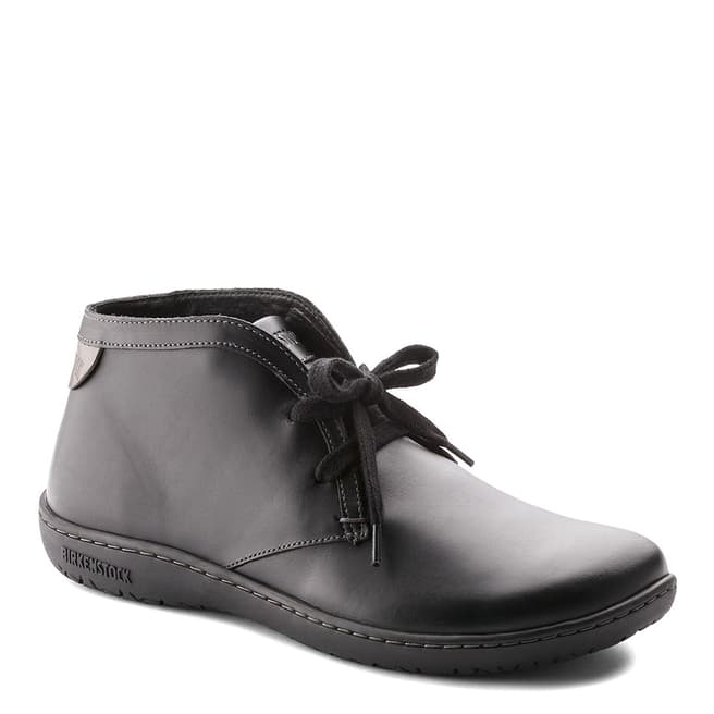 Birkenstock Black Leather Scarba Boots