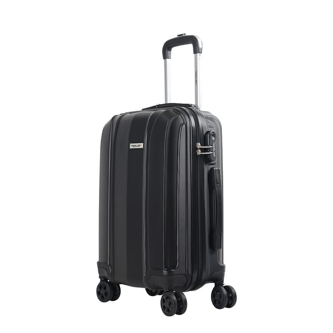 Travel One Black 8 Wheel Balmoral Suitcase 66cm