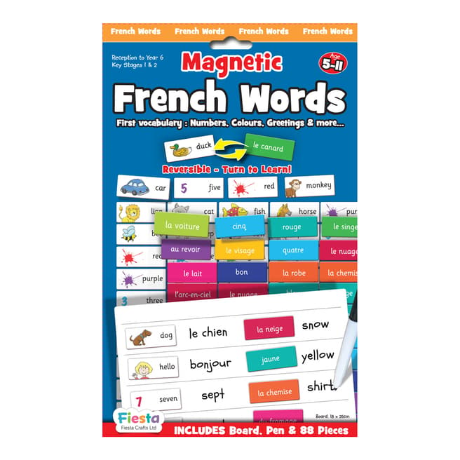 Fiesta Crafts French Words Magnetic Activity