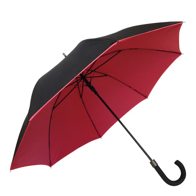 Smati Black / Red Double Canopy Umbrella