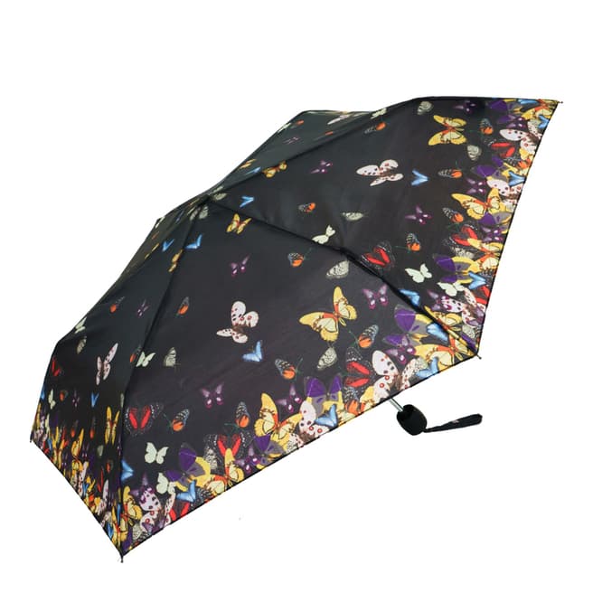 Susino Black Butterflies Mini Umbrella
