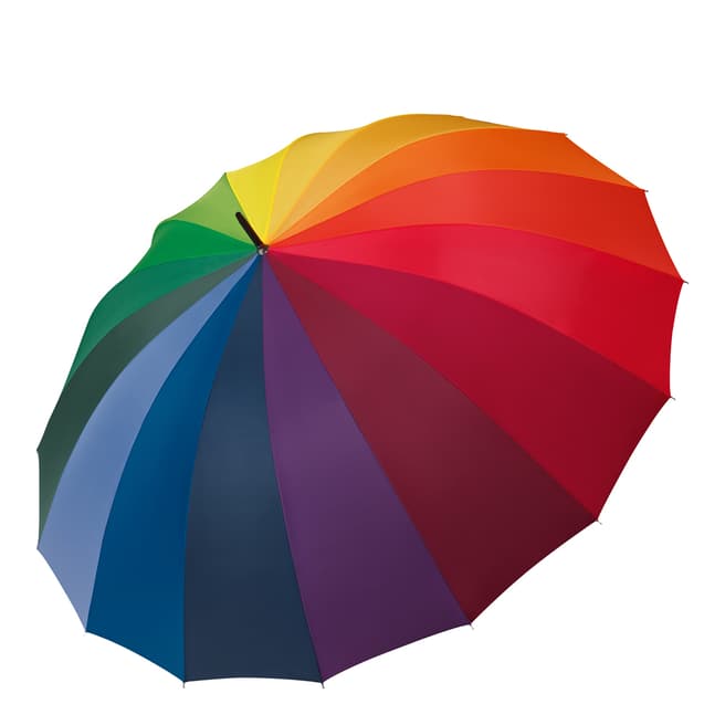 Essentials by Happy Rain Rainbow Golf Umbrella