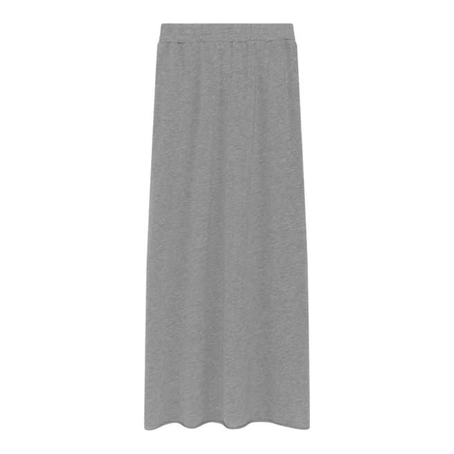 American Vintage Grey Cotton Blend Long Skirt