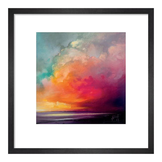Scott Naismith Sunset Cumulus Study 1 Framed Print, 30x30cm