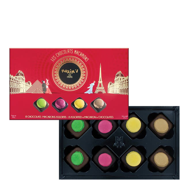 Maxim's de Paris Box of 8 Chocolates Macarons
