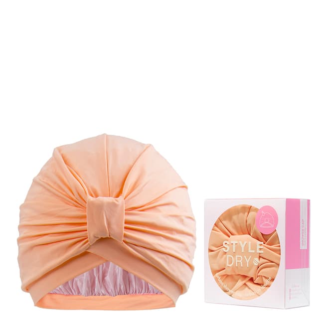 Styledry Turban Shower Cap, That's Peachy
